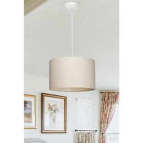 Resim Ela Yatak Odası Set - Krem Sarkıt 2 Krom Abajur 