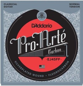 Resim Daddario D'Addario EJ45FF Pro-Arte Carbon Klasik Gitar Tel Seti (Takım Tel) | Normal Tansiyon, Karbon Fiber A 