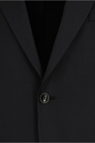 Resim Abdullah Kiğılı 4 Drop Relaxed Fit Rahat Kesim Yünlü Blazer Ceket 