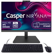 Resim Nirvana A60.5700-BV00A Ryzen 7 5700U 23.8" 16 GB RAM 500 GB NVMe SSD Gen4 W11Home All In One Bilgisayar Casper