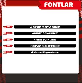 Resim Motif 2 Plakalık, 2 Adet Premium Uv Baskı, Plakalıkhane 