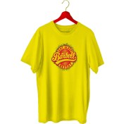 Resim Bluu Barbell Sporcu T-Shirt Bisiklet Yaka 