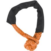 Resim Yuntech01 Uhmwpe Yumuşak Şakel 550mm 10-25 Tonluk Çekme Gücü 4x4 Araç Kurtarma Kancası Turuncu Renkli 