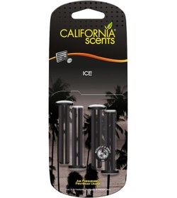 Resim California Scents Vent Stick Ice Sandal A?ac?, Bergamot Ve Limon Bile?imli Kalorifer Geçme Koku 4'lü 