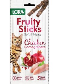 Resim Lora Stick Tavuk Etli Narlı Kedi Ödülü 3 x 5 G 