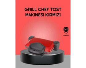 Resim Starseven Profesyonel 2000W Tost Makinesi – Ayarlanabilir Termostat ve Çıkarılabilir Plaka 