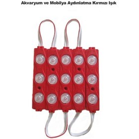 Resim Akvaryum Modül Led Aydınlatma Kırmızı Işık Anahtarlı 5'Li 432002758 