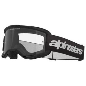 Resim GARAJJ Alpinestars Vision 3 Wordmark Goggle Kross Gözlüğü Siyah 