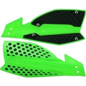 Resim Tongdashop Yeşil Siyah 22mm Universal Motosiklet El Koruyucu Cafe Racer Bobber 