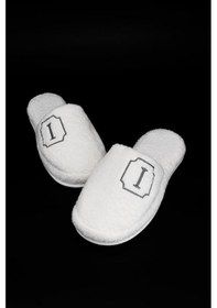 Resim I Harf Havlu Banyo Spa Ev Otel Lohusa Terliği Kalın Taban Terlik Çok Renkli 