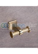 Resim Park Çiftli Bornoz Askılığı Gold Parlak Altın 
