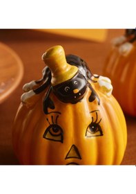 Resim Karaca Halloween Tuzluk Ve Biberlik Turuncu 