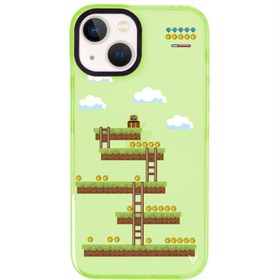 Resim iPhone 15 Plus Mario Game Telefon Kılıfı 