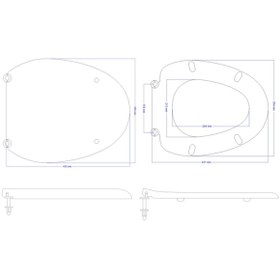 Resim Öge Banyo Classform Bergama Klozet Kapağı-alttan Sıkmalı -metal Menteşeli 