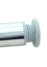 Resim Ludıa Metal Ayarlanabilir 3 Adet Mobilya Ayağı Metal Tablalı 12cm Gri 