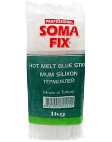 Resim Somafix Mum Silikon Çubuk – Şeffaf Güçlü Yapıştırıcı 
