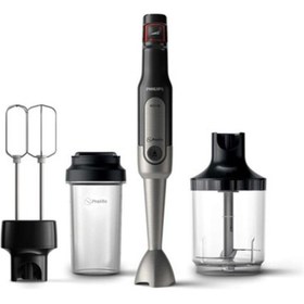 Resim Philips Essential Viva Collection Promix Paslanmaz Çelik Blender, Siyah&gri 