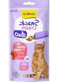 Resim 6x15 Gr Paketlerde İkili Kedi Ödülü, Somon Ve Domates 