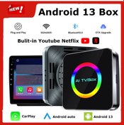 Resim Youtube Video Carplay Android Auto 4gb+64gb Android 13 Aı Box Tr 
