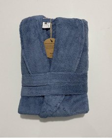Resim Özdilek Casual Şalyaka Bornoz İndigo Xxl Indigo 