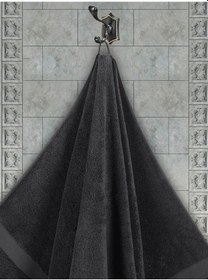 Resim Cotton Arel Pamuk Banyo Havlusu 70x140 Koyu Kahverengi 