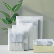 Resim 20 adet Mat Fermuarlı Çantalar, Kalınlaştırılmış 0.062mm/6.2C Mat Çift Taraflı Fermuarlı Giysi Torbaları, Tekrar Kullanılabilir Plastik Depolama Ambalaj Çantaları, Yüksek Kaliteli Seyahat Depolama Çantaları, Giysi Depolama Ambalaj Çantaları, İç Çamaşırı Fermuarlı Çantalar, Ev Depolama, Giysiler, Takılar, Aksesuarlar, Şapkalar, Atkılar için Uygun, Depolama, Ambalaj, Taşıma, Süpermarketler, Alışveriş Merkezleri için Mükemmel 