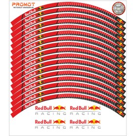 Resim PROMOT Motorsiklet REDBULL JANT ŞERİDİ Motosiklet Aksesuar Jant Sticker 2 