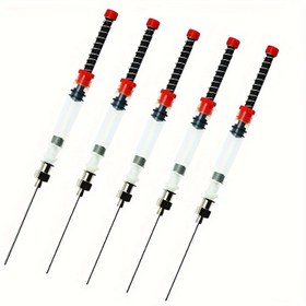 Resim Kaldırılabilir Küt İğne Yay Dönüştürücülü 5'li Paket Kalem Dolum Uçları - Kalemlerinizi Yenileme ve Dönüştürme için Adaptör Kullanımı 