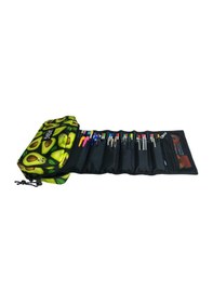 Resim Jacbag Avokado Yeşil Organizer Roll Up Düzenleyici Kalem Kutusu/kalemlik Çok Renkli 