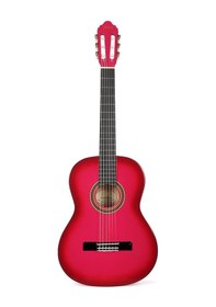Resim Valencia Vc104tpks Klasik Gitar 4/4 Pembe Sunburst Sap Çelikli - Parlak Cila - Yetişkin Boy 