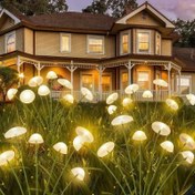 Resim Güneş Enerjili Mantar Işıkları - LED (Sıcak Beyaz / Renkli), IP65 Su Geçirmez Bahçe, Yolu ve Teras Aydınlatması | Denizanası Atmosferi, Kolay Kurulum 