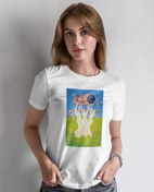 Resim Pembe Haplar Kadın Tişört 