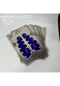 Resim Yamaha Mavi Yan Depo Pad Damla Sticker Modeli 