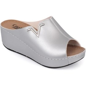 Resim Capone Outfitters Kailey 6145 Kadın Dolgu Topuklu V Toka Terlik 