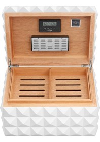 Resim Colibri Grand Quasar Humidor Puro Kutusu Beyaz 120's 