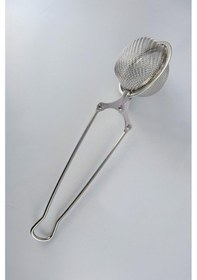Resim Digithome Paslanmaz Çelik Bitki Çayı Demleme Süzgeci Maşalı Çay Süzgeç Gri - Mnb05601 C1-1-154 