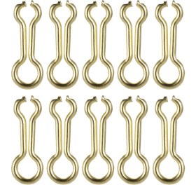 Resim Xin Yue Zhang Ξ Ny Ue Zhang 200 Adet 17.5mm Balıkçılık Aksesuarı Pirinç Platin Tel Göz Do-It Sazan Olta Takımı M (Yurt Dışından) 