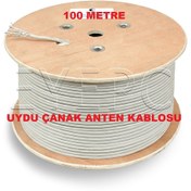 Resim EYEPC Uydu Anten Kablo Çanak Anten Kablosu 100 Metre M 