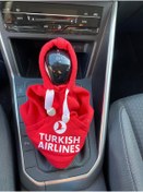 Resim OTOMOR AKSESUAR Kırmızı Turkish Airlines Vites Poları Kapşonlu Sweatshirt 