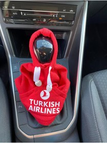 Resim OTOMOR AKSESUAR Kırmızı Turkish Airlines Vites Poları Kapşonlu Sweatshirt 