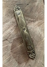 Resim DEKORATİF PİRİNÇ ANTİK SARI KAPI KULPU KAPI ÇEKME KOLU 34CM 