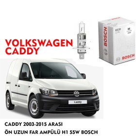 Resim CADDY 2003-2015 ARASI ÖN UZUN FAR AMPÜLÜ H1 55W BOSCH 