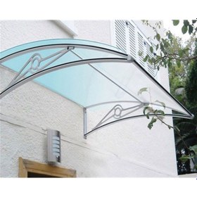 Resim Tf Prolüx Kapı Üstü 15,17 Alüminyum Ayaklı Sundurma 170 X 150 Yeşil 