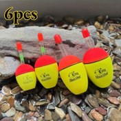 Resim 6 adet EVA Balıkçılık Yükseltici Deniz Balıkçılığı Büyük Karın Balık Yükseltici Bobber Deniz Kaya Balıkçılığı Darbeleri Yükseltici Aksesuarları 