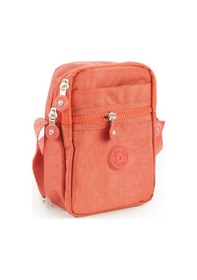 Resim M 227 Mega Bag Krinkıl Kumaş Unisex Küçük Omuz Çantası, Telefonluk Çok Renkli Yavruağzı 