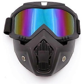 Resim Maske Gözlük Motosiklet Kaskı Arazi Sporları Sürüş Açık Hava Taktik Gözlük Rüzgar Ve Kum Önleyici Ekipman6 