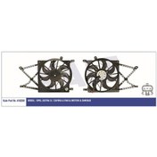 Resim Kale Oto Radyatör 418200 Fan Motoru Radyatör Astra G 98- Zafira A 99- Davlumbazlı 230w-380mm 