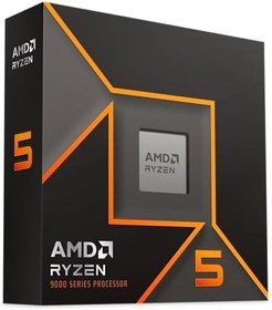 Resim AMD Ryzen 5 9600X İşlemci, 6 Çekirdek/12 Dizginsiz İplik, Zen Mimarisi 5, 38MB L3 Önbellek, 65 W TDP, 5,4 GHz'e kadar Frekans Artışı, Soket AM5, DDR5 ve PCIe 5.0, Fan Yok 