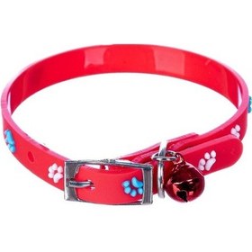 Resim Pati Desenli Ayarlanabilir Silikon Kedi Tasması 