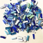 Resim 200 Adet/1Paket Kristal Cam, Mozaik Cam, Düzensiz Kesim-Siz Cam Mozaik, Özgün Tasarım Puzzle Sanat ve Duvar Dekorasyonu için. 